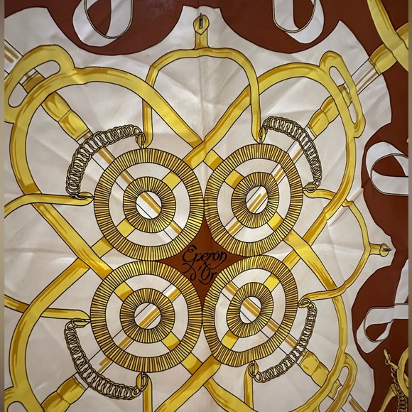 Vintage Hermes Emperon D’or Silk Scarf - Picture 2 of 7